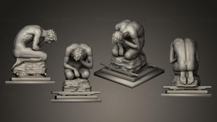 Статуи античные и исторические (ЭЛЬ ПЕНСАДОР, STKA_0815) 3D модель для ЧПУ станка